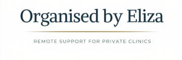 elegant logo with light serif and gold line